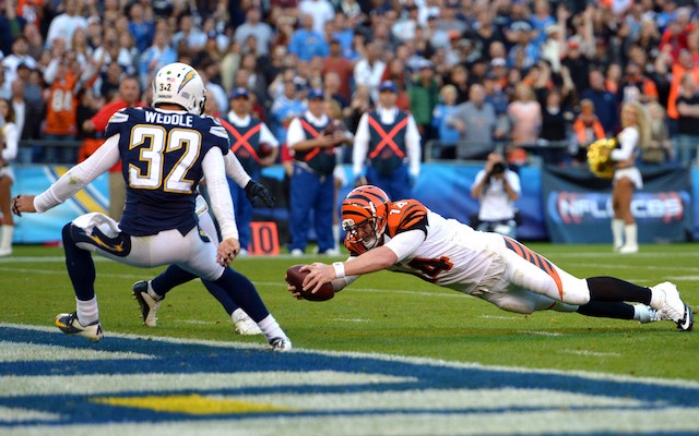 Apparently Charger fans aren't excited about seeing Andy Dalton and the Bengals again. (USATSI)