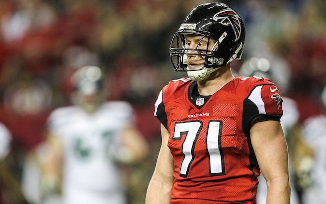 Atlanta's Kroy Biermann is out for the season after tearing his Achilles. (USATSI)
