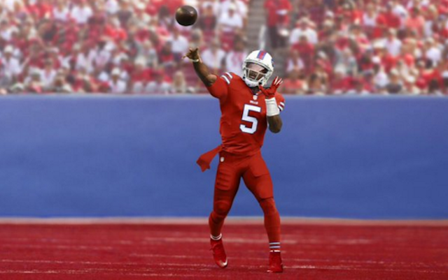 LOOK: Bills to wear all-red uniforms 