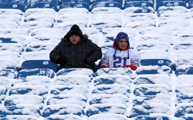 Ralph Wilson Stadium in Buffalo could be pretty empty on Sunday. (USATSI)