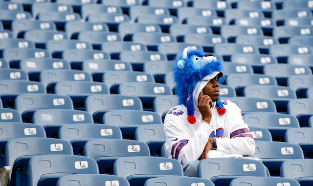 There could be a blackout in Buffalo on Sunday if fans don't start buying tickets. (USATSI)