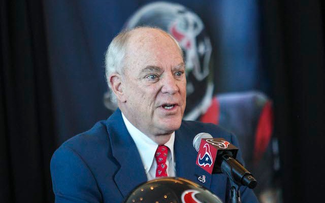 Texans owner Bob McNair said his team could trade out of the No. 1 spot in May's draft. (USATSI)