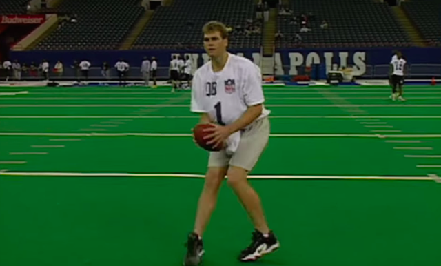 LOOK: Tom Brady was really, really bad at the NFL combine in 2000 