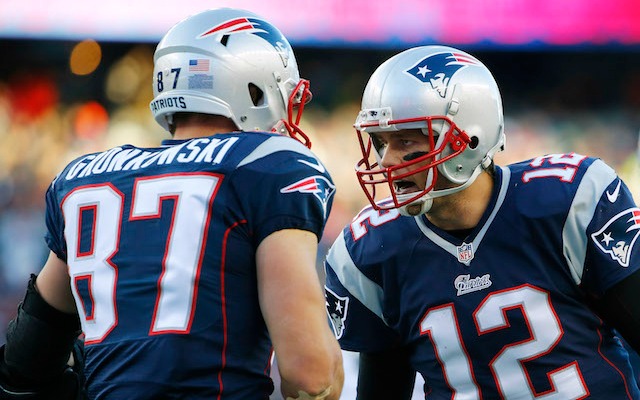 Tom Brady likes the way Rob Gronkowski spikes the football. (USATSI)