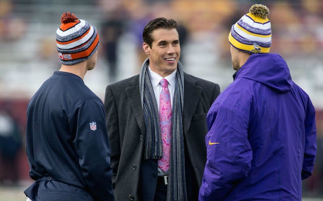 Brady Quinn [center] has a theory on why the NFL has been hit with so many injuries this year. (USATSI)