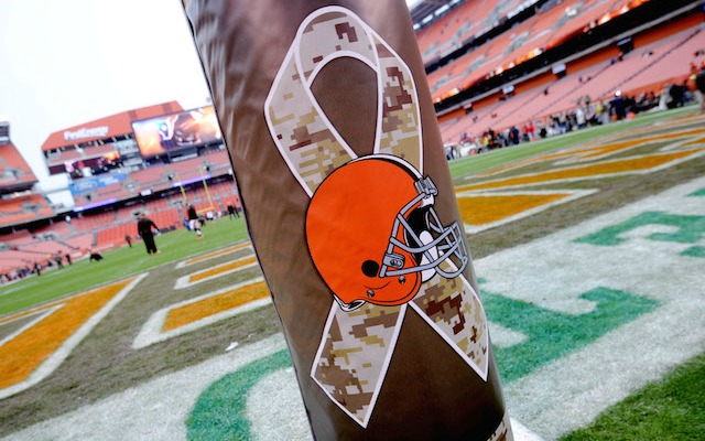 Cleveland Browns swapping their logo-less orange helmets for white ones in  three games this season