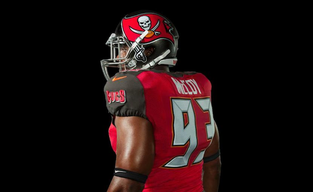 LOOK: Buccaneers unveil new uniforms for 2014 