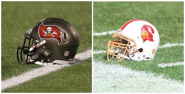 tampa bay buccaneers helmet history