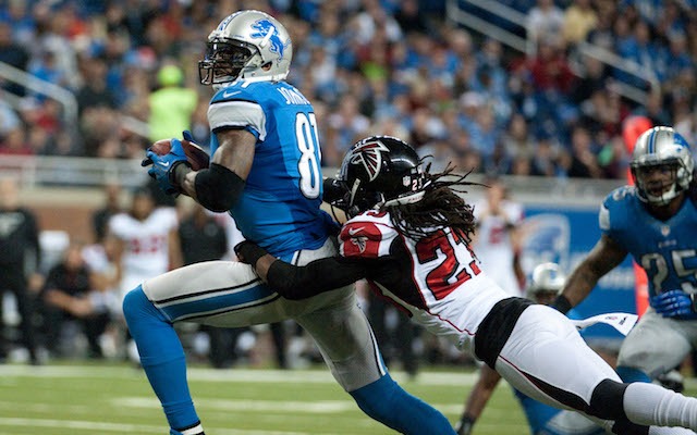 Calvin Johnson scorched the Falcons during the NFL's last Saturday regular season game. (USATSI)