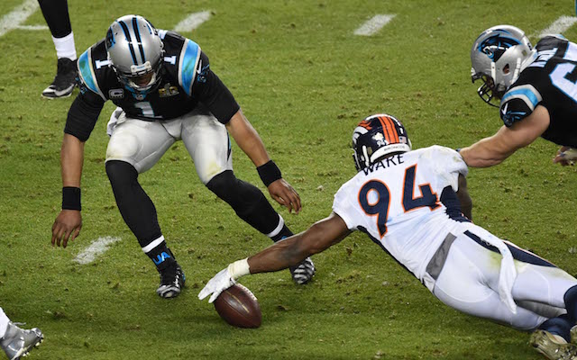 Cam's failure to fall on fumble defines his Super Bowl - NBC Sports