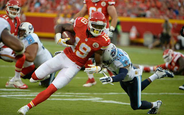 Jeremy Maclin doesn't give a 'damn' about your football team. (USATSI)