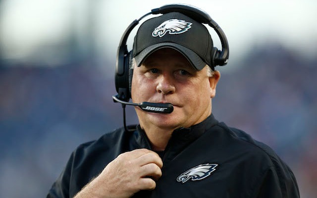 Chip Kelly and the Eagles trimmed their roster down to 76 players on Saturday. (USATSI)