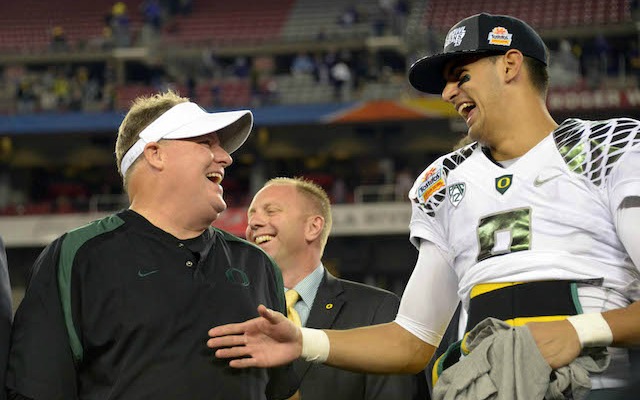 Chip Kelly really, really wanted to reunite with Marcus Mariota in Philly. (USATSI)