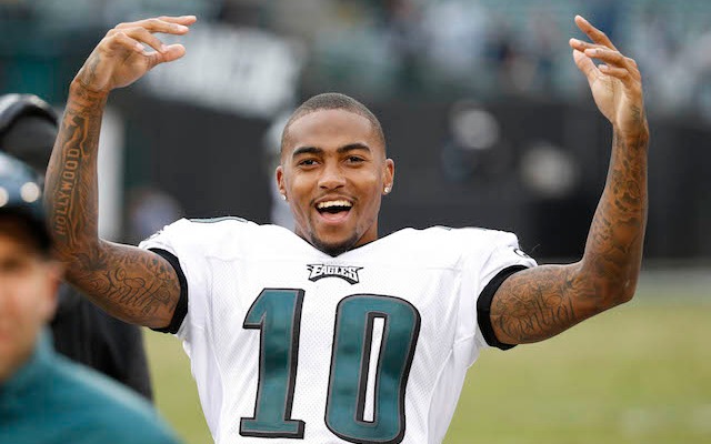 After talking with Chip Kelly, DeSean Jackson doesn't think he's going to be traded. (USATSI)