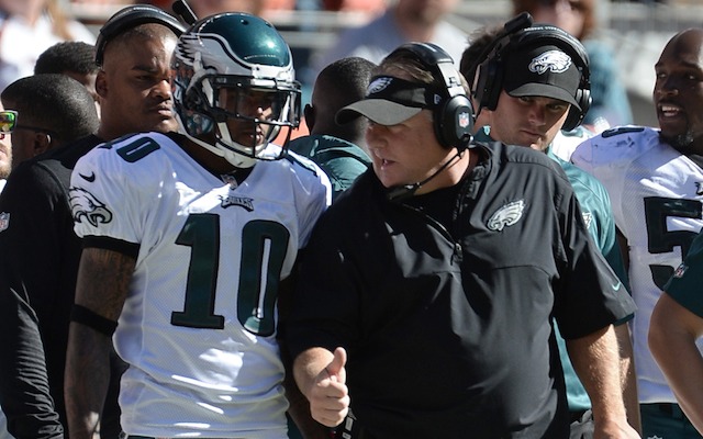 The NFL believes that Chip Kelly got rid of DeSean Jackson for football reasons. (USATSI)