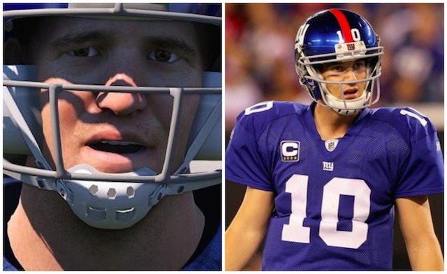 PHOTO: 'Madden 15' is so realistic, it has Eli Manning-Face