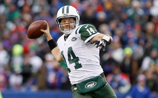 Ryan Fitzpatrick struggled in the fourth quarter against Buffalo. (USATSI)