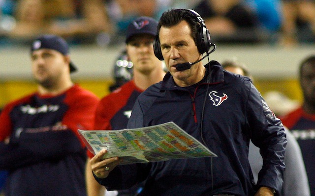 Gary Kubiak was fired by the Texans on Friday. (USATSI)