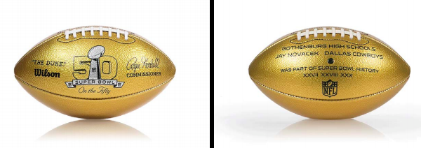 gold nfl ball