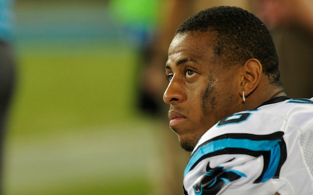 Greg Hardy has to sit out the first 10 games of the 2015 season. (USATSI)