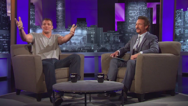 Jim Rome found out what Rob Gronkowski is looking for in a woman. (Showtime)