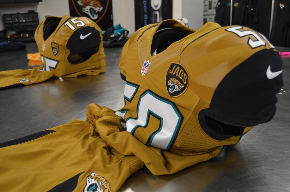 LOOK: Jaguars to wear all-gold uniforms for first time in team