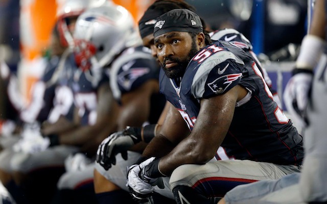 Jerod Mayo appeared in all 16 regular-season games, but now his season is over. (USATSI)