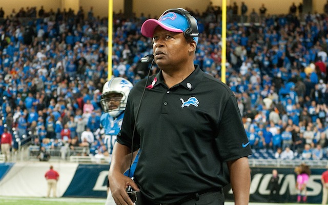 Jim Caldwell literally sent a player packing on Wednesday. (USATSI)