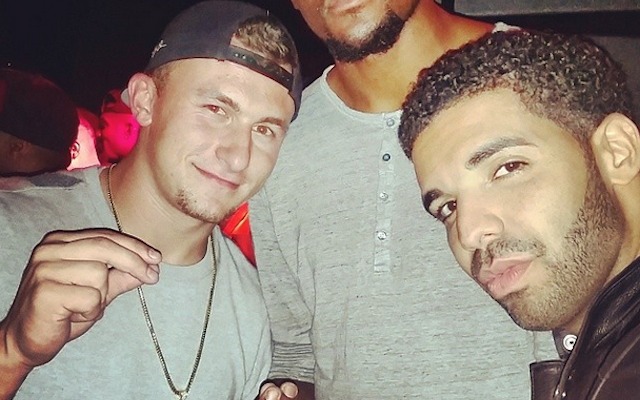 Drake Wears a Custom Johnny Manziel Jersey While Intensely Watching the  Game