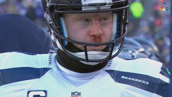 Punter Jon Ryan being awesome. The face not so much. haha