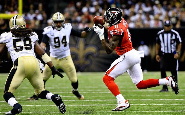 Julio Jones could break two NFL records with a big game against the Saints. (USATSI)