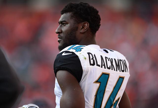 Justin Blackmon won't play again until 2014 at the earliest. (USATSI)