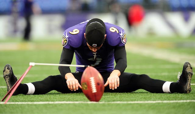 Ravens kicker Justin Tucker would like to see the NFL not eliminate extra points. (USATSI)