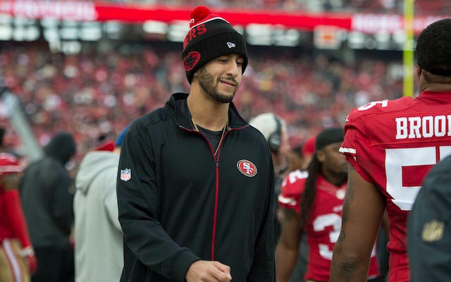 Is Colin Kaepernick willing to take a pay cut? (USATSI)