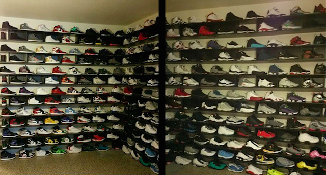 Colin Kaepernick owns a lot of shoes. (Instagram)