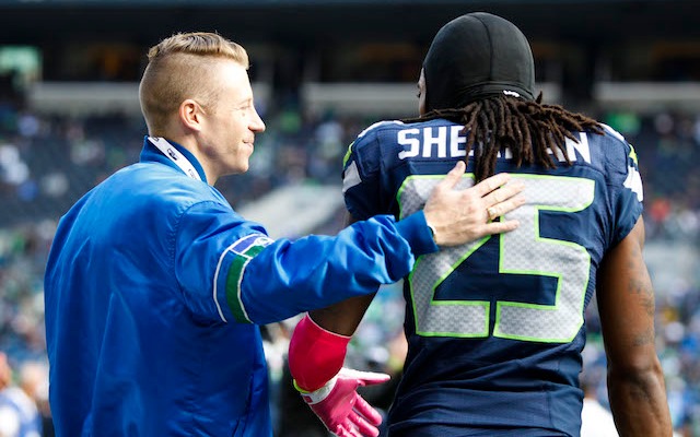 Macklemore has been spending a lot time around the Seahawks. (USATSI)