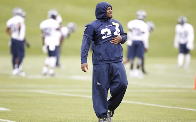 Seahawks RB Marshawn Lynch has custom jersey made of Skittles 