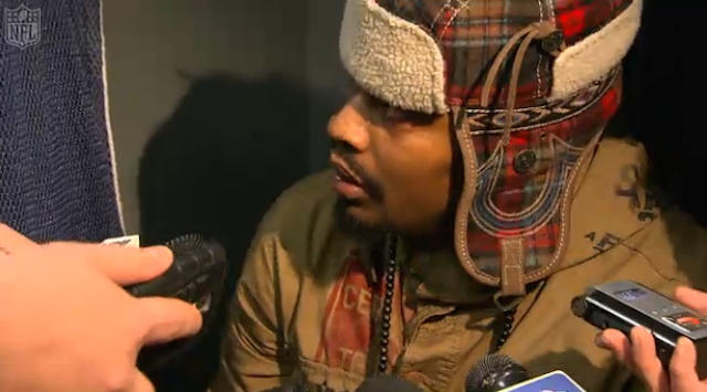 Marshawn Lynch Gave One Word Answers in Post Game Interview