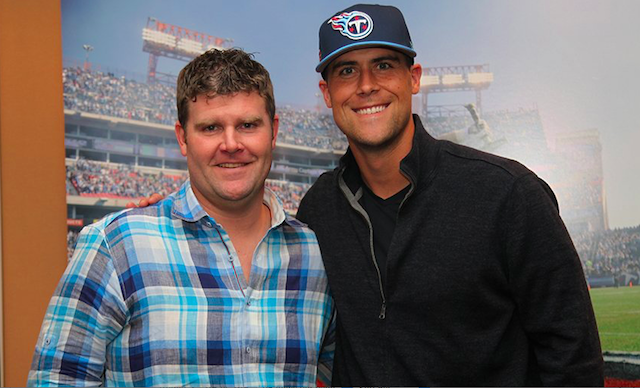 Matt Cassel is about to get the smallest NFL check ever. (Twitter/@Titans)