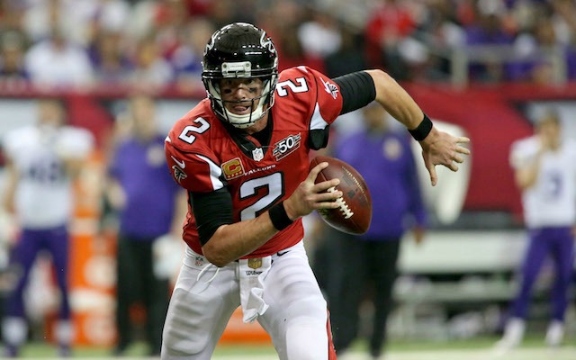 Matt Ryan is being slightly overwhelmed by the Falcons offense. (USATSI)