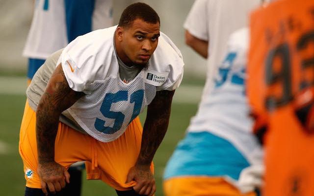 A June hip surgery could cost Mike Pouncey almost half of the 2014 season. (USATSI)