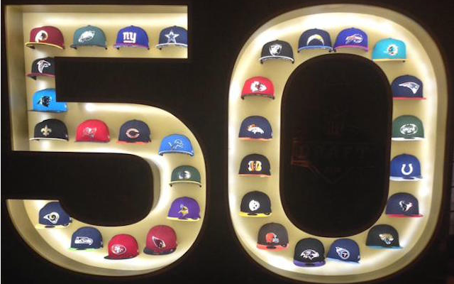 WHOOPS: NFL Draft hats feature city 