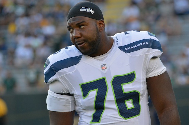 Russell Okung has been ruled out for Sunday's game against the Jaguars. (USATSI)