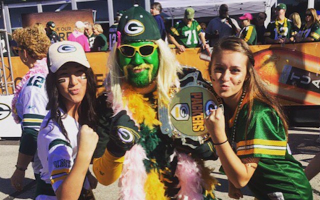 Packers fans are hoping Green Bay runs wild on Denver, brother. (Instagram/OliviaFairbanks)