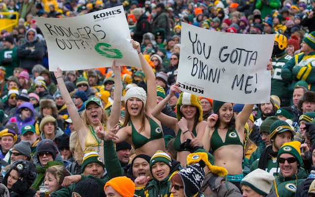 Apparently Green Bay has the best fans in the NFL. (USATSI)