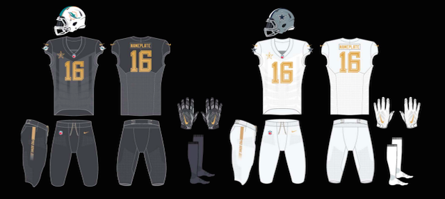 NFL unveils gold-trimmed Pro Bowl uniforms to celebrate Super Bowl