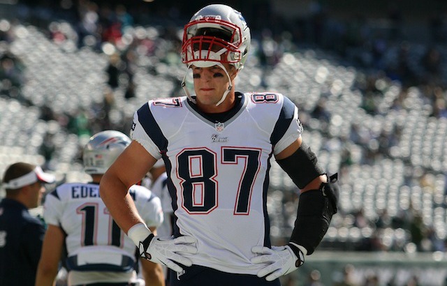 Rob Gronkowski has a few surprises planned for ladies at his football clinic. (USATSI)