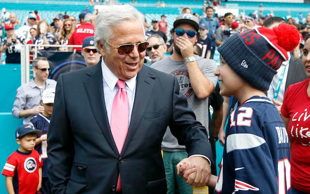 Robert Kraft is a popular figure in New England. (USATSI)