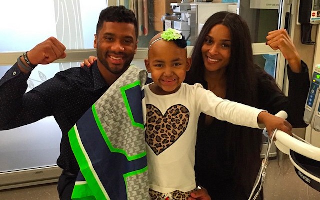 LOOK: Russell Wilson, Ciara are now dating; Visit kids at hospital together  