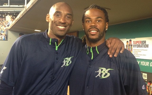 Before retiring, Sidney Rice found some time to hang out with Kobe Bryant. (Instagram/SidTheKid18)